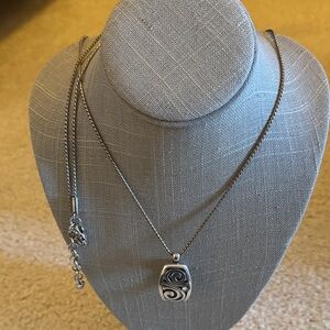 Brighton Silver Lanyard Necklace